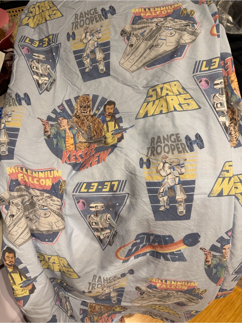 Pottery Barn Kids- Star Wars twin duvet cover with 2 pillow shams